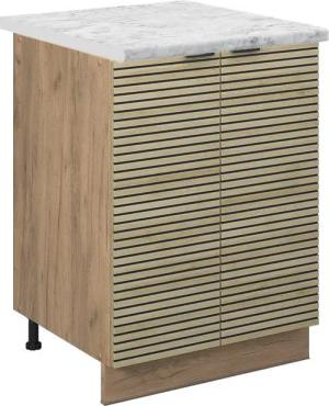 Vicco Unterschrank Fame-Line, Eiche Paneel/Goldkraft Eiche,