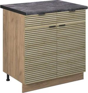 Vicco Unterschrank Fame-Line, Eiche Paneel/Goldkraft Eiche,