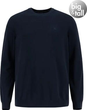 Marc O'Polo Herren Pullover blau unifarben