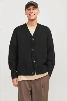 Jack & Jones  Strickjacken 12262048 FREDERICK-BLACK