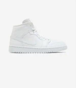 Nike  Turnschuhe Air Jordan Mid Triple White (2022) (Women's)