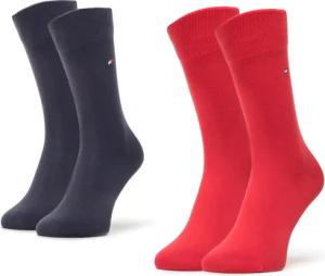 Tommy Hilfiger 2er-Set hohe Kindersocken 391334 Rot