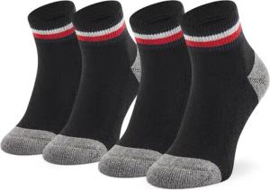 Tommy Hilfiger 2er-Set hohe Kindersocken 100001501 Schwarz