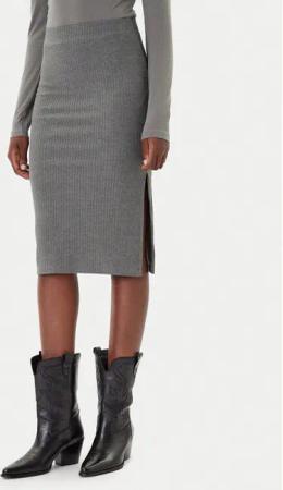 ONLY Bleistiftrock Emma 15233600 Grau Slim Fit