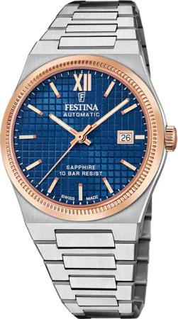 Festina F20030/2 Herrenuhr Swiss Made Rivé Automatik 40mm 10ATM