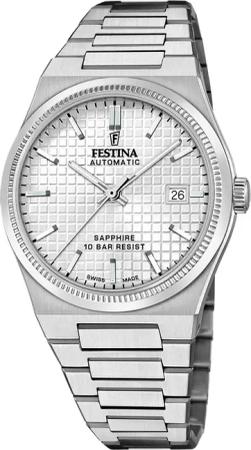 Festina F20028/1 Herrenuhr Swiss Made Rivé Automatik 40mm 10ATM