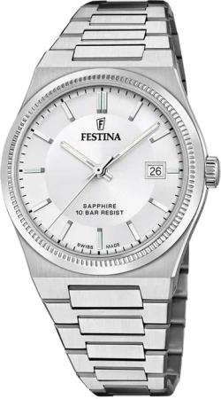 Festina F20034/1 Herrenuhr Swiss Made Rivé 40mm 10ATM