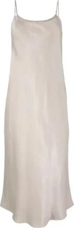 Vince - Maxi Slip Dress With Adjustable Straps - Größe L - beige
