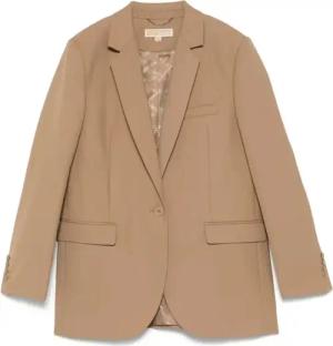 Michael Kors - 1 Bttn Mensy Blazer - Größe 12 - braun