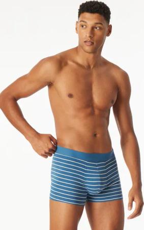 Shorts 3er-Pack Organic Cotton Webgummibund uni/gestreift mehrfarbig - 95/5 6