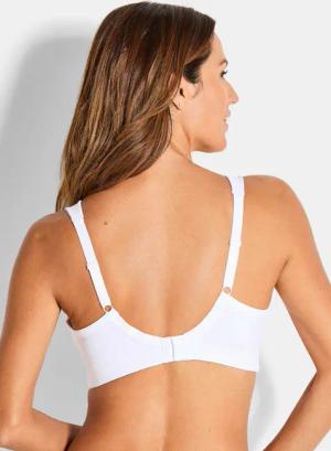 Soft-BH mit Entlastungsträgern - weiß - Gr. 90G von Goldner Fashion