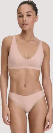 hessnatur Damen Slip COTTON FEEL aus Bio-Baumwolle - rosa - Größe 46