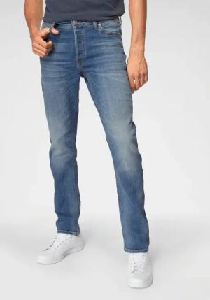 Jack & Jones Slim-fit-Jeans "JJITIM mit Waschung und praktischen Taschen", Abriebeffekte, modisch, slim fit, Denim
