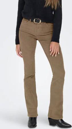 ONLY Cordhose "ONLMARY – Flared Cordhose mit Stretchkomfort", slim fit, modisch, Cord, Baumwollmischung