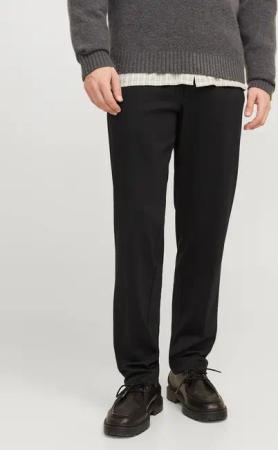 Jack & Jones Anzughose "JPRJAXON Businesshose mit mittlerer Bundhöhe", unifarben, modisch, slim fit, Materialmix