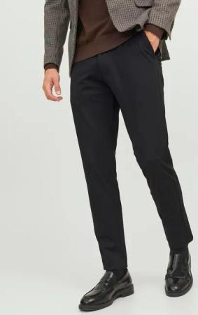 Jack & Jones Chinohose "JPSTMARCO – Chinohose mit mittlerer Taille, Slim Fit, bequem", unifarben, modisch, slim fit, Web
