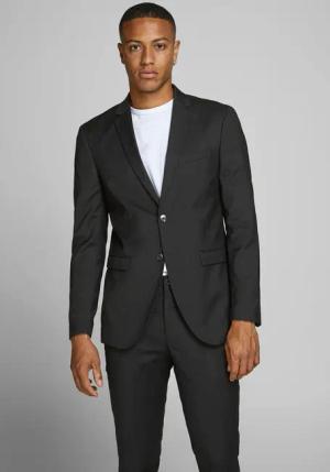 Jack & Jones Sakko "JPRFRANCO Blazer mit 2-Knopf-Form und extra schmalem Schnitt", unifarben, modisch, slim fit, Kunstfaser