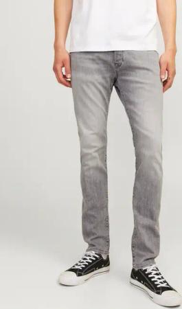 Jack & Jones Slim-fit-Jeans "JJIGLENN – Jeans mit Stretch, niedriger Leibhöhe und Taschen", used, modisch, slim fit, Denim/Jeans