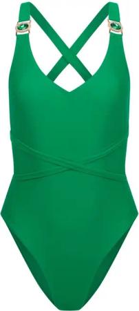 Moda Minx Badeanzug "Amour", (1 St.), mit stilvollem Steinbesatz