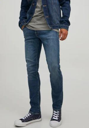 Jack & Jones Slim-fit-Jeans "JJIGLENN – Slim-Fit-Jeans mit niedriger Leibhöhe", Used, modisch, slim fit, Denim/Jeans