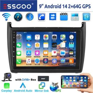 ESSGOO 9" Android 14 Für VW