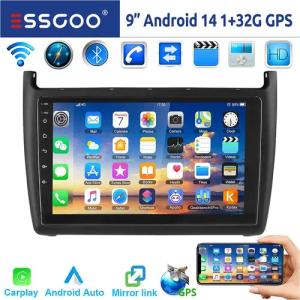 ESSGOO 9" Android 14 Für VW