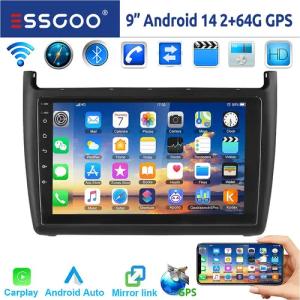 ESSGOO 9" Android 14 Für VW