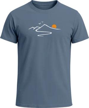 Neverless Print-Shirt Herren T-Shirt Frontprint minimalistische