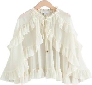 Next Cape Cape-Cover-up mit Raffung (1-St)