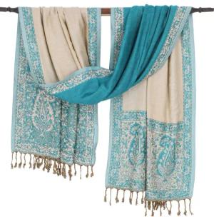 Guru-Shop Halstuch Viskose Schal Stola mit