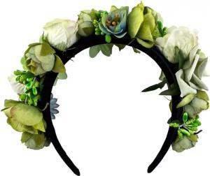 Trachtenland Trachtenhut Romantischer Blumen Haarreif 'Blumenwiese',