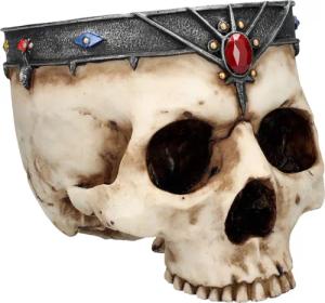 Figuren Shop GmbH Blumentopf Totenkopf Schale