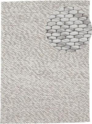 carpetfine Wollteppich "Sina, auch als Läufer", rechteckig, 14 mm Höhe, Handweb Teppich, reine Wolle, meliert, handgewebt, weich & kuschelig