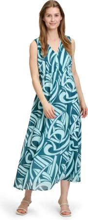 Betty&Co Chiffonkleid "Betty & Co Damen Sommerkleid Chiffonkleid ohne Arm", Druck