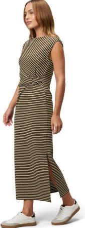 Zero Jerseykleid "zero Damen Sommerkleid Jerseykleid mit Streifen", Gürtel
