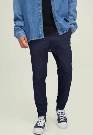 Jack & Jones Stoffhose "JPSTGORDON JJDAVE", Mit Bündchen am Bein