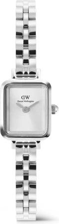 Daniel Wellington DW Uhr Quadro Mini Arch 3-link White Sunray Silver 15.4X18.2mm