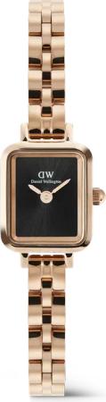 Daniel Wellington DW Uhr Quadro Mini Arch 3-link Onyx Sunray Rose Gold 15.4X18.2mm