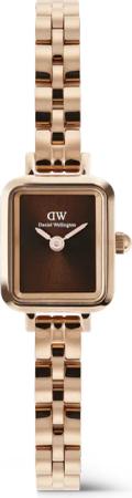 Daniel Wellington DW Uhr Quadro Mini Arch 3-link Amber Sunray Rose Gold 15.4X18.2mm