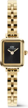 Daniel Wellington DW Uhr Quadro Mini Arch 3-link Onyx Sunray Gold 15.4X18.2mm
