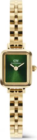 Daniel Wellington DW Uhr Quadro Mini Arch 3-link Emerald Sunray Gold 15.4X18.2mm