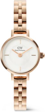 Daniel Wellington DW Uhr Petite Mini Arch 3-link White Rose Gold 19mm