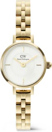 Daniel Wellington DW Uhr Petite Mini Arch 3-link White Gold 19mm Rose