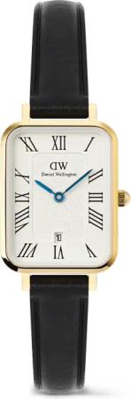 Daniel Wellington DW Uhr Quadro Roman Numerals Date Sheffield Gold 20x26mm
