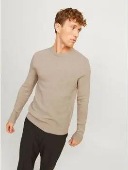 Jack & Jones  Pullover 12216799 CLAMBSWOOL-OATMEL
