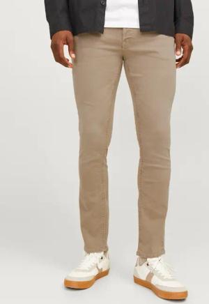 Jack & Jones Slim-fit-Jeans "JJIGLENN Slim-Fit mit Stretch und praktischer 5-Pocket-Form", mit Abriebeffekten