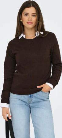 ONLY Rundhalspullover "ONLRICA LIFE L/S PULLOVER KNT NOOS"