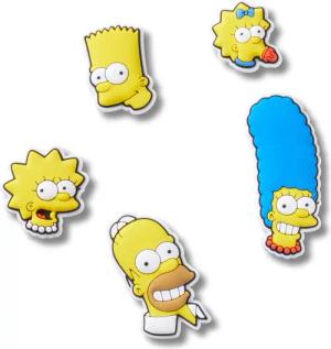 Crocs Schuhanstecker "Jibbitz™ The Simpsons", (Set, 5 tlg., Kein Spielzeug. Nicht für Kinder unter 3 Jahren geeignet), Charm, Anstecker für Crocs Schuhe