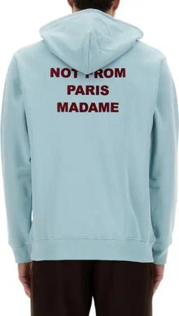 Drôle De Monsieur - "Slogan" Sweatshirt - Größe S - blau