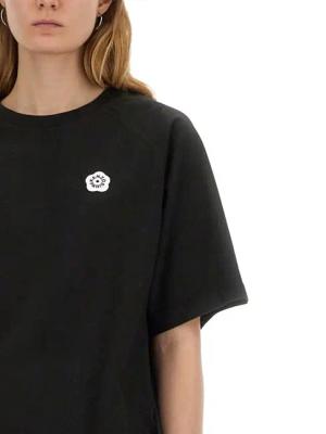 Kenzo - "Boke Flower" Shirt Dress - Größe L - schwarz